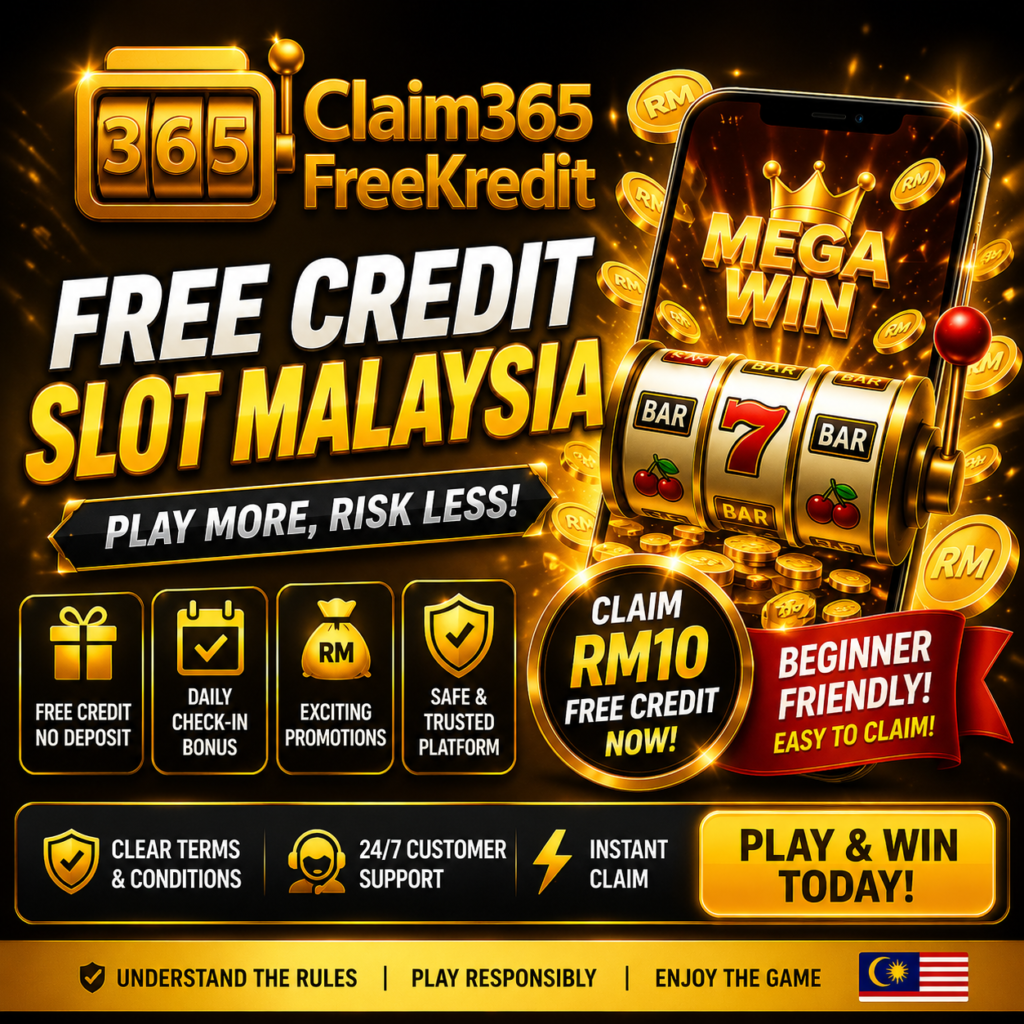 Free Credit Slot Malaysia beginner guide 2026 explaining RM10 free credit no deposit turnover rules withdrawal limits and common mistakes